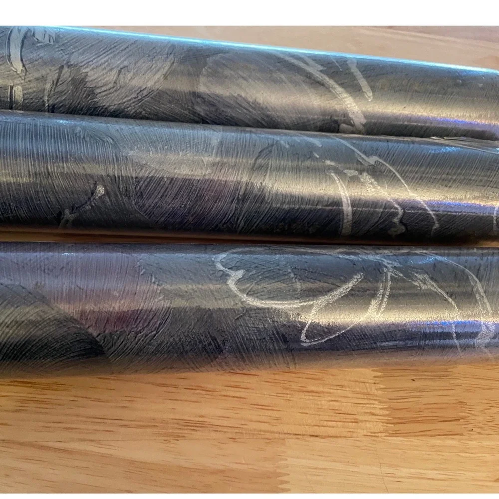 Coloroll Baldrine Ready Pasted Vinyl Wallpaper 257363 Blue Silver Purple 3 Rolls